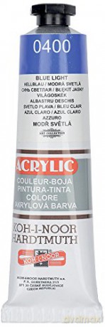 Farby Akrylowe w Tubie 40 ml Niebieski Koh-I-Noor 162716