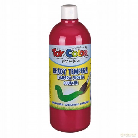 Farby Tempery w Butelce 1000 Ml Czerowne Hobart 554/10