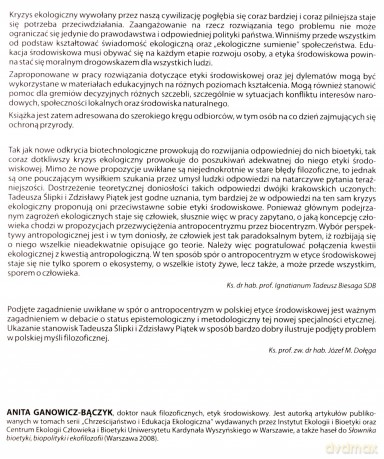 Spór O Etykę Środowiskową - Anita Ganowicz-Bączyk [KSIĄŻKA]