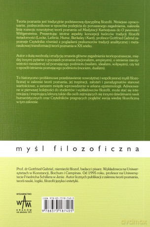 Teoria Poznania Od Kartezjusza Do Wittgensteina - Gottfried Gabriel [KSIĄŻKA]