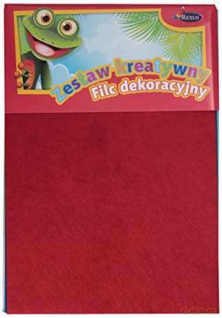 Filc Dekoracyjny A4/10 Arkuszy Mix Kolorówiamin 6040248