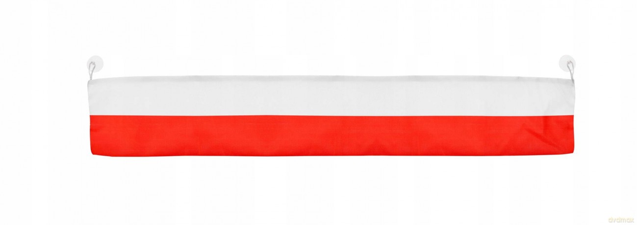 Flaga Polski na Szybę Samochodu 15x90 cm Sp4927