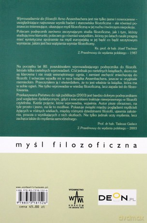 Wprowadzenie Do Filozofii - Arno Anzenbacher [KSIĄŻKA]