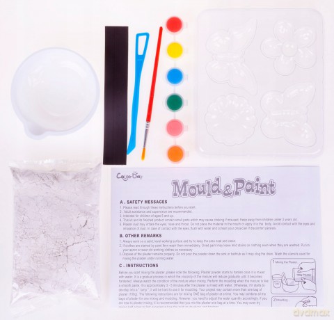 Gipsowe Magnesy do Malowania Motyle