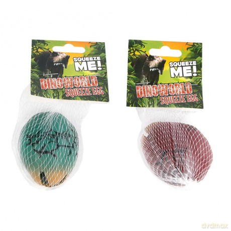 Jajo z Dinozaurem do Ściskania 6 cm 3-Rodzaje
