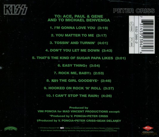 Peter Criss: Peter Criss (Wersja Zremasterowana) [CD]