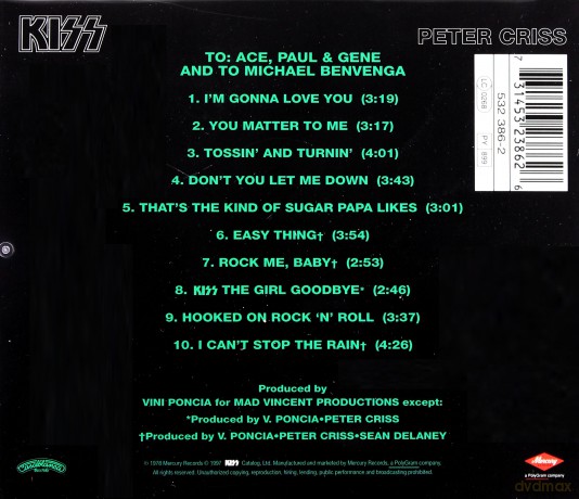 Peter Criss: Peter Criss (Wersja Zremasterowana) [CD]