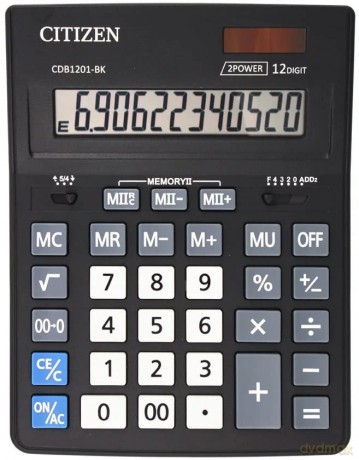 Kalkulator Ekonomiczny Citizen Cdb-1201bk [BIURO]