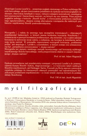Aksjologia Louisa Lavelle`A. Wobec ponowoczesnego kryzysu wartości [KSIĄŻKA]