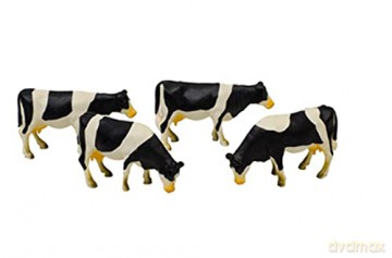 Krowy 4-Sztuki 6 cm w Skali 1:50