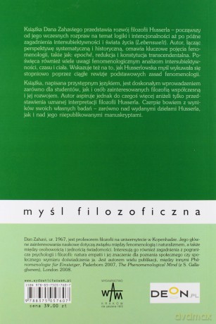 Fenomenologia Husserla - Dan Zahavi [KSIĄŻKA]
