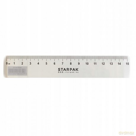 Linijka Plastikowa 15 cm Starpak 447742 20 sztuk