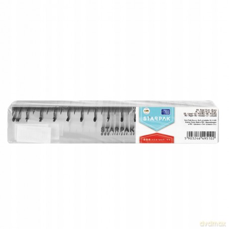 Linijka Plastikowa 15 cm Starpak 447742 20 sztuk