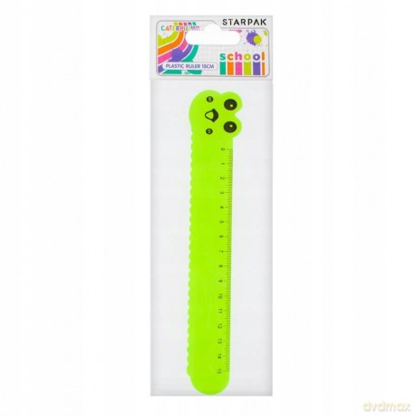 Linijka Plastikowa 15 cm Gąsienica Starpak 354739