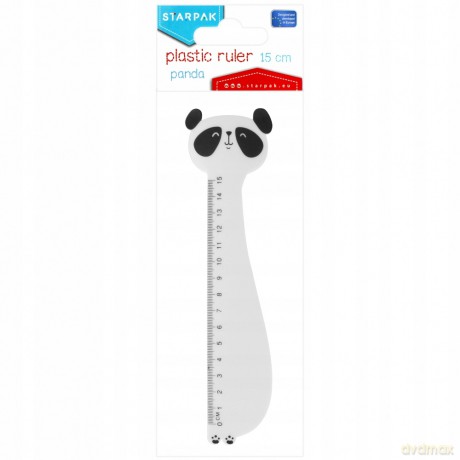 Linijka Plastikowa 15 cm Panda Starpak 491023