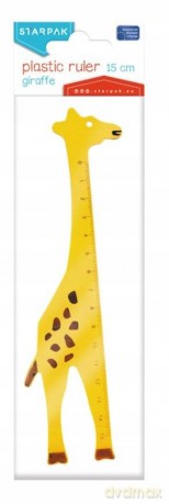 Linijka Plastikowa 15 cm Żyrafa Starpak 354297