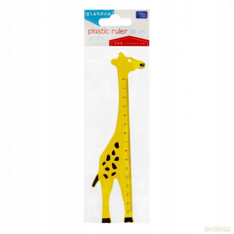 Linijka Plastikowa 15 cm Żyrafa Starpak 354297