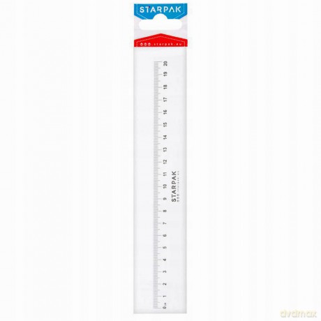 Linijka Plastikowa 20 cm Starpak 447743