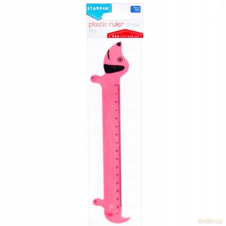 Linijka Plastikowa Pies 15 cm Starpak 447745