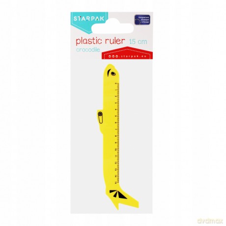 Linijka Plastikowa Samolot 15 cm Starpak 470961