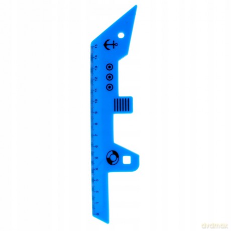 Linijka Plastikowa Statek 15 cm Starpak 491025
