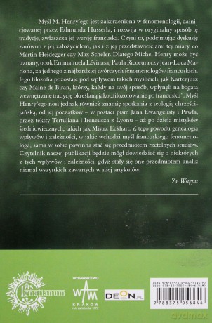 Michel Henry Fenomenolog Życia [KSIĄŻKA]