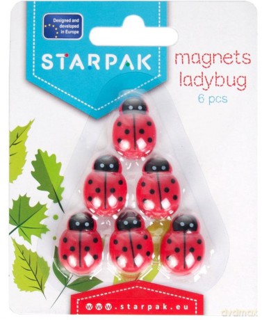 Magnesy Kształtne Biedronka Starpak 438886 [BIURO]