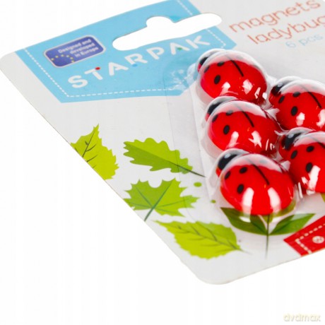Magnesy Kształtne Biedronka Starpak 438886 [BIURO]