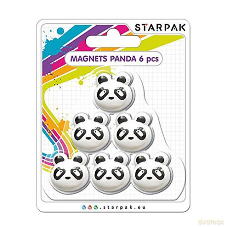 Magnesy Kształtne Panda Starpak 398962 [BIURO]