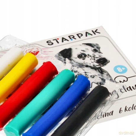 Modelina 6 Kol. Cuties Pieski Starpak 472924