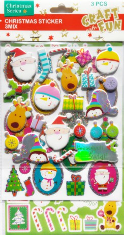 Naklejki Boże Narodzenie Mix Craft With Fun 438609
