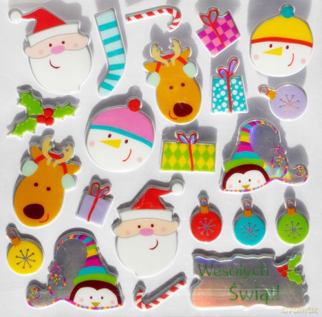 Naklejki Boże Narodzenie Mix Craft With Fun 438609
