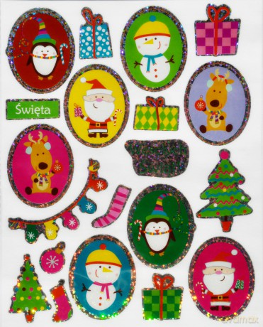 Naklejki Boże Narodzenie Mix Craft With Fun 438609