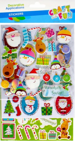 Naklejki Boże Narodzenie Mix Craft With Fun 438609