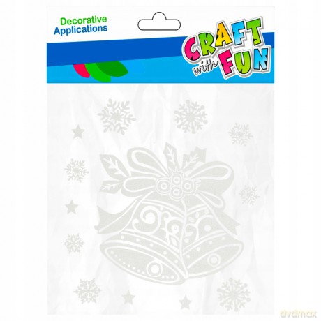 Naklejki na Szybę Boże Narodzenie Dzwonki Craft With Fun 501426
