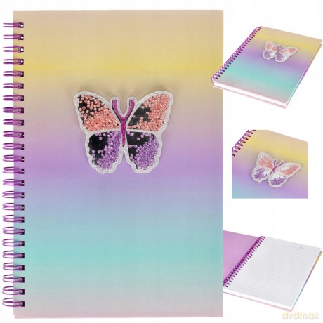 Notes na Spirali A5 Motyl Starpak 482206