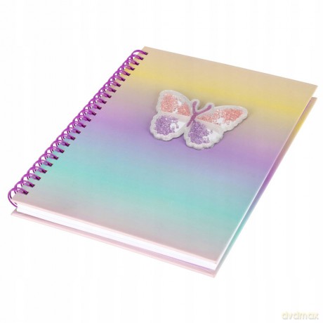 Notes na Spirali A5 Motyl Starpak 482206