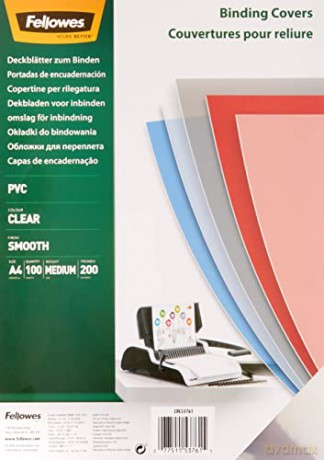 Okładka do Bindowania A4 Przeźroczysta 200 Micronów Fellowes 53761 [BIURO]