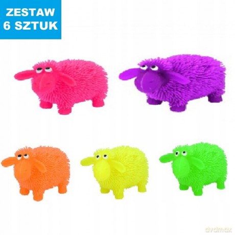 Owca Gumowa Świecąca 10 cm Pisarek A430806