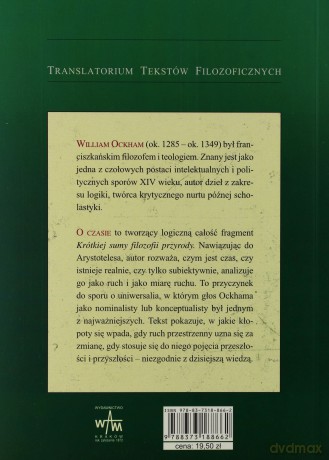 O Czasie - William Ockham [KSIĄŻKA]
