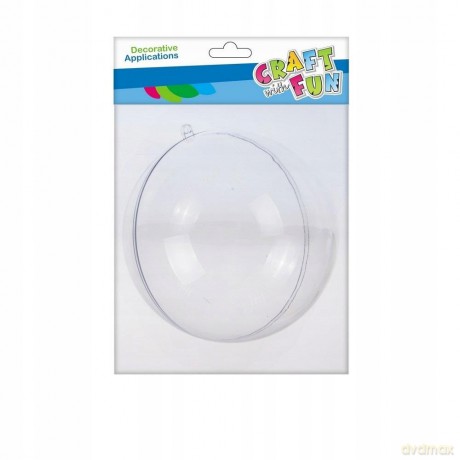 Ozdoba Dekoracyjna Plastikowa Bombka 18 cm Boże Narodzenie Craft With Fun 463824