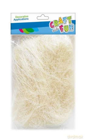 Ozdoba Dekoracyjna Sizal Ecru 30g Craft With Fun 471475