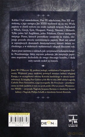 Historia Papieży - John W. O`Malley SJ [KSIĄŻKA]