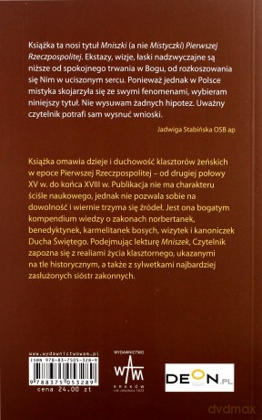Mniszki Pierwszej Rzeczpospolitej - s. Jadwiga Stabińska OSBap [KSIĄŻKA]
