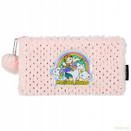 Piórnik Saszetka Pluszowa Cristal Unicorn Starpak 490755