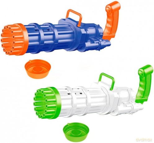 Pistolet na Bańki Fun Gun 19 cm na Baterie z Płynem 50 ml