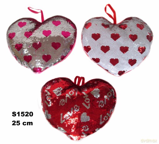 Pluszak Cekin Serce 25 cm Sa