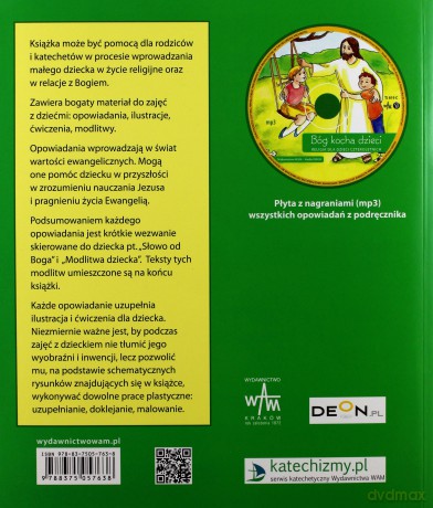 Bóg kocha dzieci. Religia dla dzieci czteroletnich [KSIĄŻKA]+[CD]