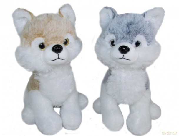 Pluszak Pies 30 cm Husky Siedzacy Sa