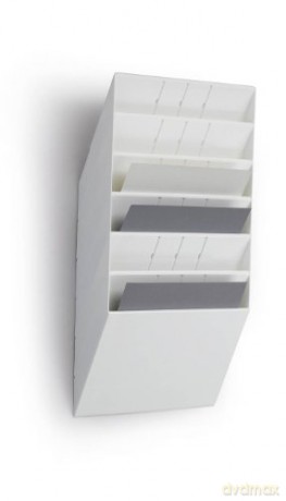 Pojemnik A4/6 Przegrod Flexiboxx Bia 17097850 [BIURO]